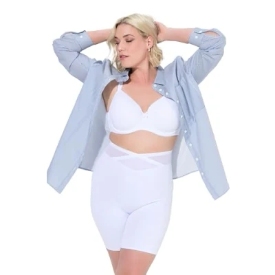 Image of Ulla Popken Firm Shaping Briefs, Snow White, 32 34