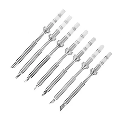 Image of Stainless Steel Mini Pen Type Soldering Iron Tips Replacement TS100 Outdoor Kit Pack of 7pcs