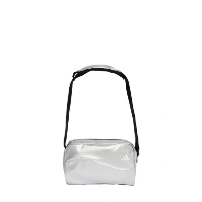 Image of adidas Sportswear GLOW Duffel Cross body bag, Size: One Size, Silver metallic white