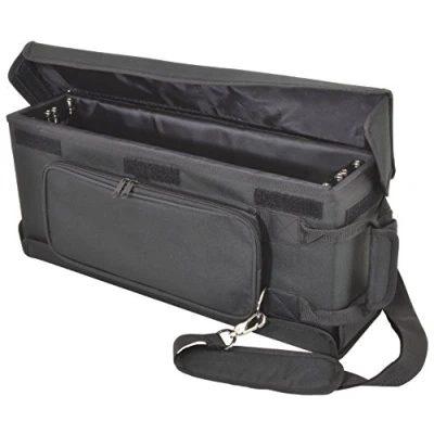 Image of New Chord 2U 19&quot; 19 Inch Rack Case Bag DJ Disco Equipment Wooden Flightcase