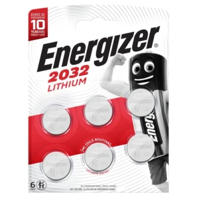Image of CR2032 6BL Energizer Batteries ECR2032