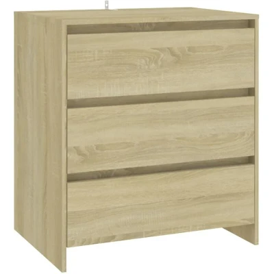 Image of vidaXL Sideboard Sonoma Oak 70x41x75 cm Engineered Wood