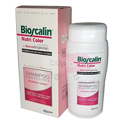 Image of Bioscalin Shampoo for Color Treated Hair, 200 ml, Anti Hair Loss