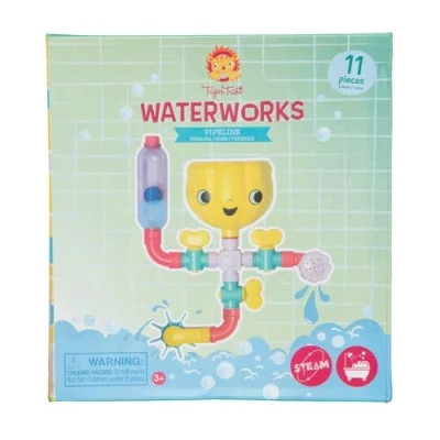 Image of Tiger Tribe Waterworks Pipeline Bath Toy For 3yrs +