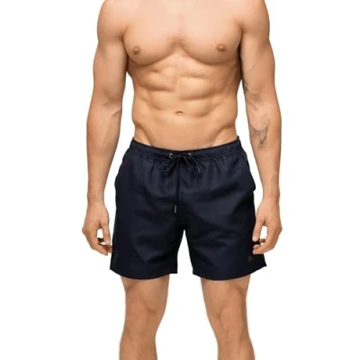 Image of DANISH ENDURANCE Mens Swimming Shorts with Mesh Lining, Quick Dry, Beach Shorts, Navy, S