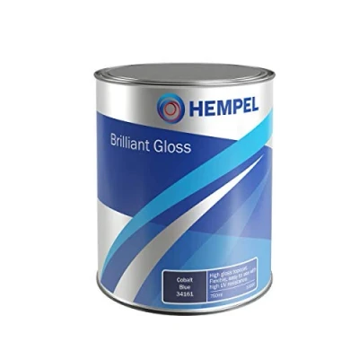 Image of Hempel Brilliant Gloss Britannia Blue 750ml