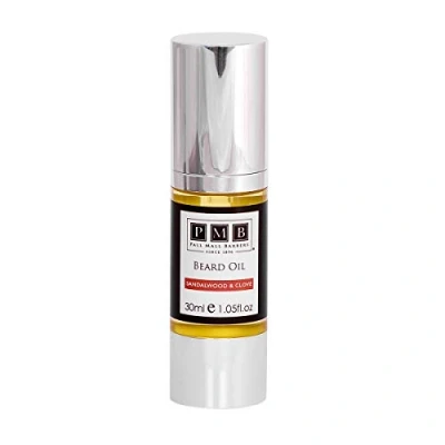 Image of Pall Mall Barbers, Since 1896 Beard Oil, Sandalwood &amp; Clove 30ml