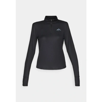 Image of Nike Performance Trail Midlayer Long sleeved top, Women&#039;s, Size: Large, Black