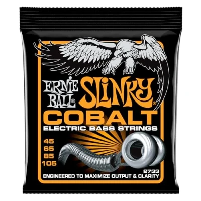Image of Ernie Ball Hybrid Slinky Cobalt Electric Bass Strings 45 105 Gauge