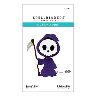 Image of Spellbinders Dancin&#039; Grim Etched Dies from The Halloween Collection