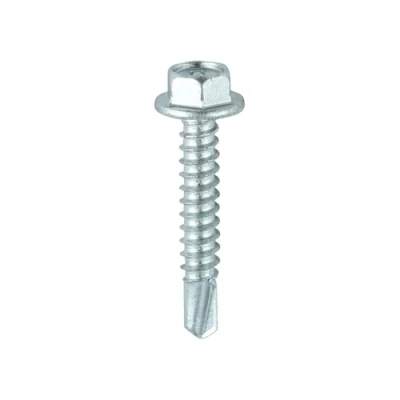 Image of TIMco L32B Hex No.3 Self Drilling Screw 5.5 x 32 Silver Ruspert (Box of 100)