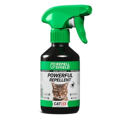 Image of RepellShield® Cat Repellent Spray &amp; Deterrents for Gardens UK 250ml Deterrent, Deterrent Indoor, Garden, Citronella