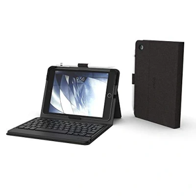 Image of ZAGG Folio Bluetooth Tablet Keyboard Non Backlit for Apple iPad Mini 4/5 (7.9&quot;) Charcoal 103003159