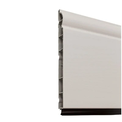 Image of 5m x 150mm (6&quot;) White Torus/Ogee Plastic Skirting Board Easy Fit Durable and Authentic Roomline uPVC Skirtingboard