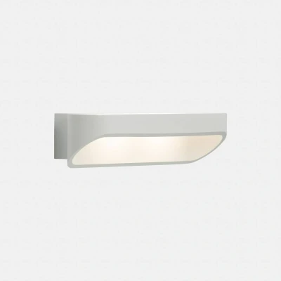 Image of Oval LED 1 Light Up &amp; Down Wall White