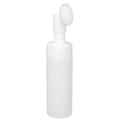 Image of OKAT Empty Foam Bottle with Brush, Silicone Brush Head Facial Cleanser Foaming Fastening Pump for Bottling(#3)