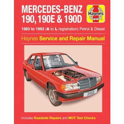 Image of Mercedes Benz 190, 190E, 190D Petrol/Diesel (83 93) Haynes Manual (Paperback)