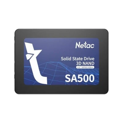 Image of Netac 256GB SA500 SSD, 2.5&quot;, SATA3, 3D TLC NAND, R/W 520/450 MB/s, 7mm