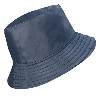 Image of TOSKATOK Ladies Womens Showerproof Rainyday Bucket Festival Hat with Fleece Lining Navy