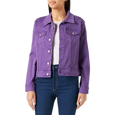 Image of JJXX Women&#039;s JXMELINA Regular Jacket AKM SN Denim, Royal Lilac, XS