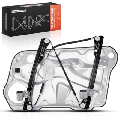 Image of Frankberg Window Regulator Without Motor with Panel Front Left Compatible Golf MK IV Hatchback Estate 1997 2006 1J4837461
