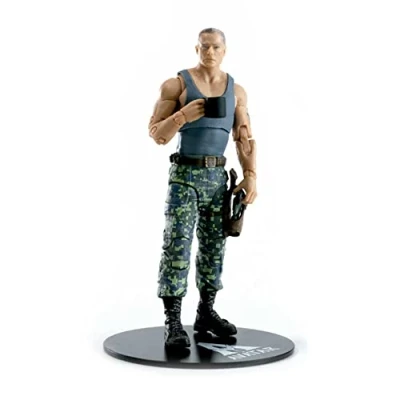 Image of McFarlane Toys, Disney Avatar, 4 inch Miles Quaritch Avatar Movie Action Figure With 22 Moving Parts, Toys Collectible Collectors Stand, Ages 12+