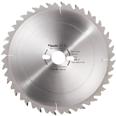 Image of kwb Timber Blade for Construction and Table coiss saws 595144 (500 x 30 mm, 44 Teeth, coarse Tooth)