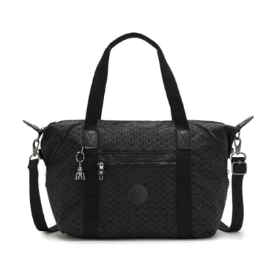 Image of Kipling ART Medium Tote, Totes, Signature Emb (Black)