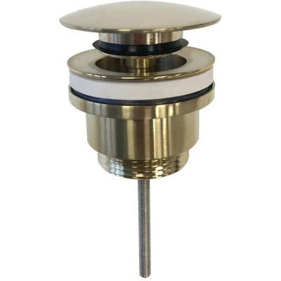Image of Scudo Universal Basin Waste Brushed Brass