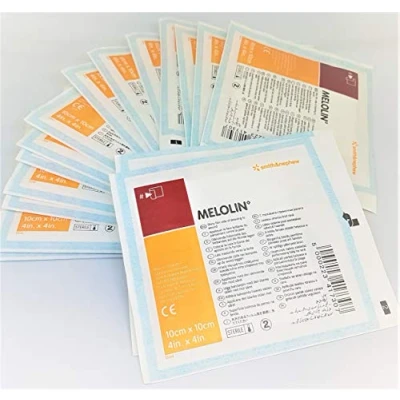 Image of Melolin 10cm x Sterile Non Adherent Dressings Pack of 5