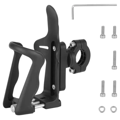 Image of Belle Vous Adjustable Bike Water Bottle Holder Cage 360 Degree Rotation Bicycle Drink Cup Cycling for Road Bike/Mountain