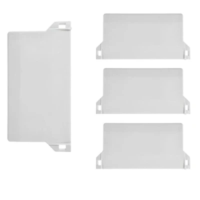 Image of Vertical Blind Weights &amp; Bottom Stabilizing blinds Slats Replacement White 89mm (3.5&quot;) Spare Spares accessories Pack of 10.