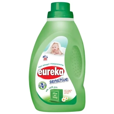 Image of Eureka Liquid Baby Clothes Detergent with 100% Olive Oil Soap and Organic Chamomile Extract 1 Litre