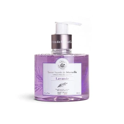 Image of Maison Du Savon De Marseille French Liquid Soap Made with Organic Olive Oil Lavender Hand Wash 330 Millilitres