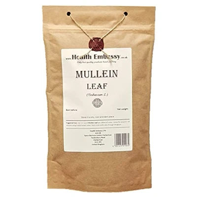 Image of Health Embassy Mullein Leaf (Verbascum L) Loose Herbal Tea (50g)