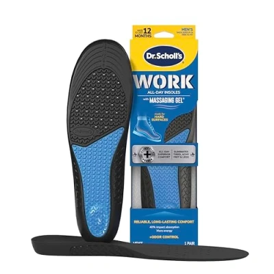 Image of Dr. Scholl&#039;s Comfort and Energy Work Insoles for Men, 1 Pair, Size 8 14