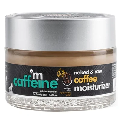Image of mCaffeine Naked and Raw Coffee Moisturizer Hyaluronic Acid Oil Free Hydration For Unisex 1.69 oz
