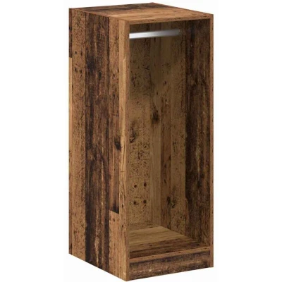 Image of Wardrobe with Shelf Storage Old wood 41 x 48 102 cm Engineered vidaXL