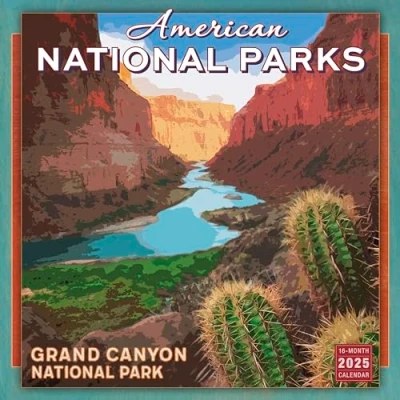 Image of American National Parks 2025 Wall Calendar, 16 Month Nature 12&quot; x