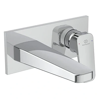 Image of Ideal Standard Ceraplan Single Lever Wall Mounted Basin Mixer Tap Chrome