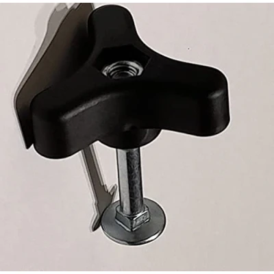 Image of Genuine Mountfield SP454 SP414 Lower Handle Fixing Knob, Nut &amp; Bolt 122399900/0