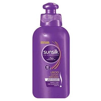 Image of SUNSILK Crema Viola Capelli Lisci Senza Risciaquo Balsamo Per