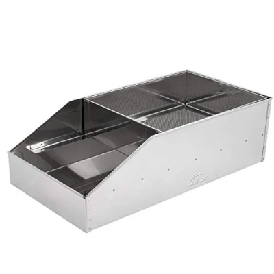 Image of Lacor 50450 MEDIUM S/S FLOUR BIN MESH 18X50X26.5