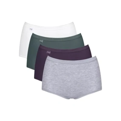 Image of Basic+ Maxi Briefs (3 Pack) White/Green/Purple/Grey White 2XL 18