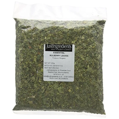Image of JustIngredients Essentials Mulberry Leaves 250 g (Pack of 3)