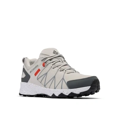 Image of Columbia Men&#039;s Peakfreak 2 Outdry, Waterproof Low Rise Trekking and Hiking Shoes, Moonstone/Red Quartz, 10