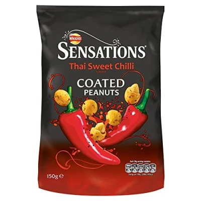 Image of Sensations Thai Sweet Chilli Coated Peanuts 150g Pack of 2