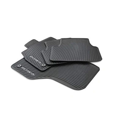 Image of Skoda 5E4061500 Rubber Floor Mats All Weather 4 x with Octavia Lettering