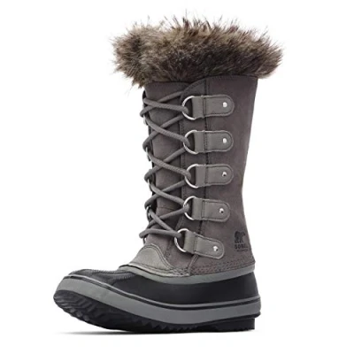 Image of Sorel JOAN OF ARCTIC WATERPROOF Women&#039;s Snow Boots, Grey (Quarry x Black), 7 UK