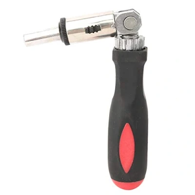 Image of Paullice Ratchet Screwdriver Multi Function 180 Angles Adjustable Steel for Maintenance of Machines Automobiles Home Appliances Machinery Furniture